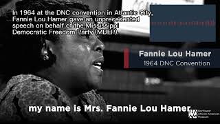 Fannie Lou Hamers Mississippi Freedom Democratic Party Speech [upl. by Ylrebme]