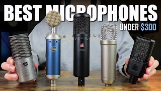 BEST MICROPHONES UNDER 300 2021  Rode NT1A Lewitt LCT 440 Pure Aston Origin amp Bluebird SL [upl. by Wilhelm802]