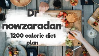 What is dr nowzaradan 1200 calorie diet plan  Dr nowzaradan diet plan 1200 calories menu [upl. by Parrisch]