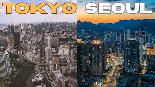 Seoul City vs Japan City Comparison 2024 [upl. by Aidnyl]