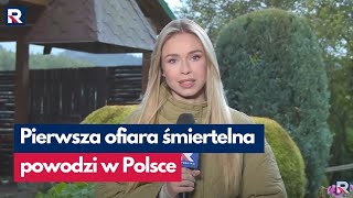 Pierwsza ofiara śmiertelna powodzi w Polsce [upl. by Odnala]