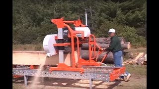 Lumbermate Pro Portable Sawmill  23 HP Briggs amp Stratton Engine Model MX34 [upl. by Araeit893]