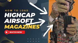 How to Correctly Load a High Capacity Magazine  Airsoft Beginners Guide [upl. by Rento]