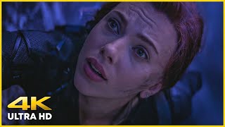 Black Widows Death  Avengers Endgame Open Matte 4K UHD [upl. by Weissmann]