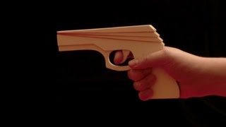 3 shot Stepupaction rubber band gun [upl. by Nelyag]