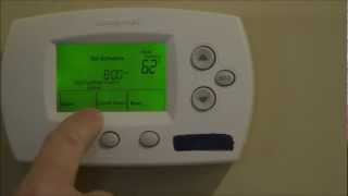 How to Program Your Thermostat  Honeywell FocusPro TH6000 Series [upl. by Hochman845]