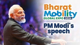 PM Modi addresses Bharat Mobility Global Expo at Bharat Mandapam [upl. by Thomasina13]