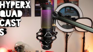 HyperX Quadcast S review unboxing setup including problems fun and mic samples [upl. by Notserp]