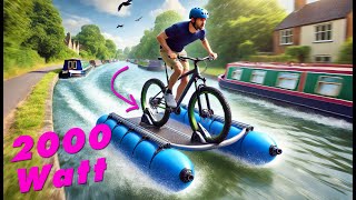 Can an Ebike Ride On Water Concept to Reality Building My 2000 watt Amphibious WaterCraft [upl. by Celin]