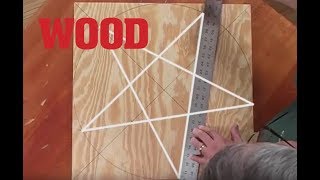 How To Lay Out a 5point Star or Pentagon  NoMath Geometry  WOOD magazine [upl. by Annairam]