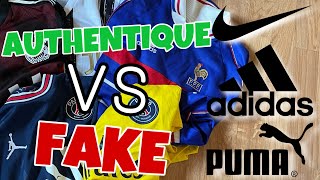 Comment reconnaître un maillot de foot authentique VS un maillot Fake avec les étiquettes [upl. by Cristionna]