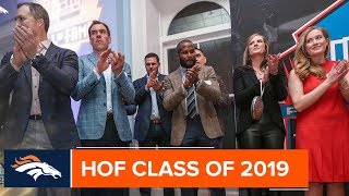 HOF Finalists Celebrate Start of Selection Weekend  Denver Broncos [upl. by Akessej]