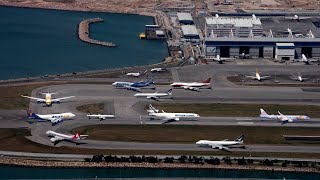 Hong Kong Airport Spotting with Air Traffic Control [upl. by Eralc]