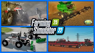 Farm Sim News  Hail in FS25 JD Hillco Combine Big Bud 650 amp More  Farming Simulator [upl. by Genna702]