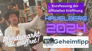 Pferdemarkt 2024 offiziell eröffnet Kurzfassung vom Festakt [upl. by Ikceb]