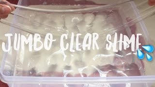 DIY 1 KG CLEAR SLIME quotBasequot [upl. by Yann]