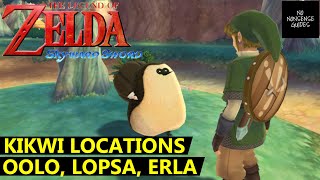 Skyward Sword Kikwi Locations  Lopsa Oolo Erla  Legend of Zelda [upl. by Mahau256]