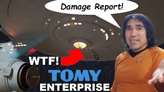 I BROKE my TOMY Collector Star Trek USS Enterprise model 😟 a candid unboxing and review [upl. by Eidroj65]