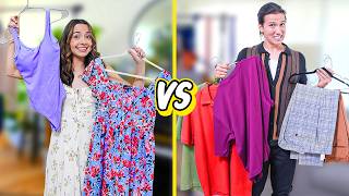 Telepathy Outfit Challenge Wife Vs Husband [upl. by Kareem]