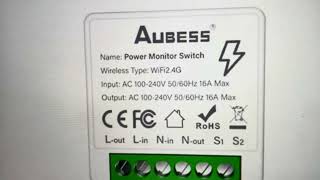 Hard Reset Aubess Tuya 16A Smart Switch [upl. by Batory]