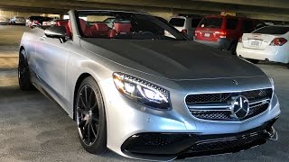 MercedesAMG S63 Cabriolet  One Take [upl. by Ynetruoc555]