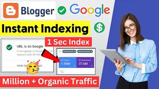 Instant Indexing For Blogger Using Google API Key  Google API Indexing Blogger [upl. by Rocca]