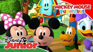 Mickey Mouse Funhouse ¡Estira  Disney Junior Oficial [upl. by Dranreb86]