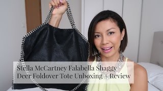 Stella McCartney Falabella Shaggy Deer Fold Over Tote Review [upl. by Gualtiero507]