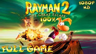 Rayman 2 The Great Escape PC  Full Game 1080p HD 100 Walkthrough  No Commentary [upl. by Uot]