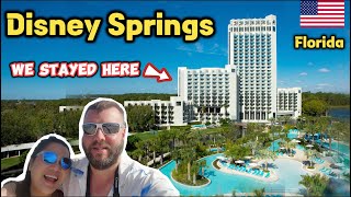 The Hilton Orlando Buena Vista Palace Florida  Disney Spring 2024 [upl. by Walston]