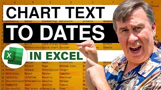 Excel  Why Excel Chart Axis is Treating Dates Like Text  Episode 1284 [upl. by Kohler]