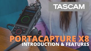 TASCAM Portacapture X8  The Content Creators Handheld Recorder [upl. by Rorrys]