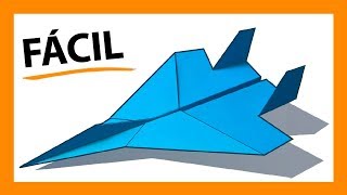 Avión de Papel con Lanzador Como Hacer un Avión de Papel Fácil Origami  Mejores Aviones de Papel [upl. by Alyehc]