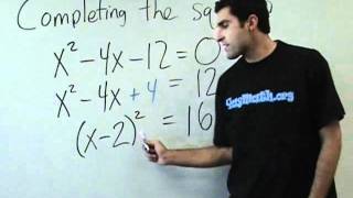 Algebra  Completing the square [upl. by Nolla]