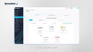 FP Markets How to Deposit with Cricpayz UPI [upl. by Llennol]