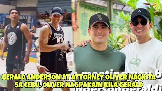 GERALD ANDERSON AT ATTORNEY OLIVER NAGKITA SA CEBU OLIVER NAGPAKAIN SA TEAM NILA GERALD [upl. by Jermyn505]