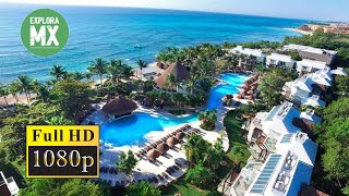 Hotel Sandos Caracol Eco Resort Playa del Carmen Mexico Walk Tour  Walkthrough  2021 [upl. by Yma97]