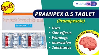 Pramipex 05 Tablet Pramipexole Uses Side effects Warnings Interaction  Medicine Sir [upl. by Isolde413]