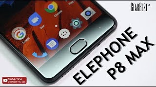 Elephone P8 MAX w Huge Battery Smartphone GearBest [upl. by Moynahan]