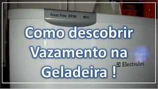 Vazamento de água na geladeira [upl. by Noled747]