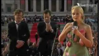 JK Rowlings and Trios Speeches to Each Other  Deathly Hallows Part 2 London Premiere [upl. by Enyamrahc]