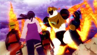 Naruto and Hinata vs Kyuubi mode Mecha Naruto  Ultimate Ninja Storm Revolution Game [upl. by Emerald736]