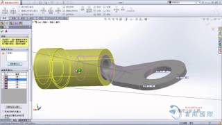 SolidWorks 功能介紹 分割amp將本體另存零件 [upl. by Ahsitneuq]