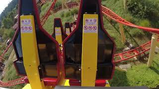 SUPER FAMILIENACHTERBAHN FORCE ONE  Onride  Last Row POV  Schwaben Park  2024  4K [upl. by Lennard]