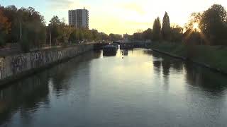 passage du SPAZIOSO avalant le canal de dérivation de la Scarpe Douai le 28 octobre 2024 [upl. by Aicemak754]