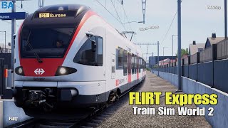 FLIRT ExpressLuzern  SurseeTrain Sim World 2 [upl. by Ultun604]