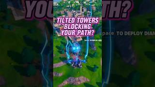 Tilted Towers blocking your path Destroy it fortnite NEW MODE [upl. by Hameean]