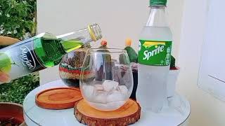 TUTORIAL MOCKTAIL MOJITO RUMAHAN PAKE BAHAN SEADANYA  SPRITE SIRUP MARJAN ABC SQUASH [upl. by Gothar228]