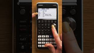 Casio fxCG50 tutorials Statistics shorts [upl. by Haelat504]
