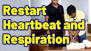 How to Restart Heartbeat and Respiration  CPR Demo  Dr Bharadwaz  Dr Ranjith Kumar Konduru [upl. by Dremann259]